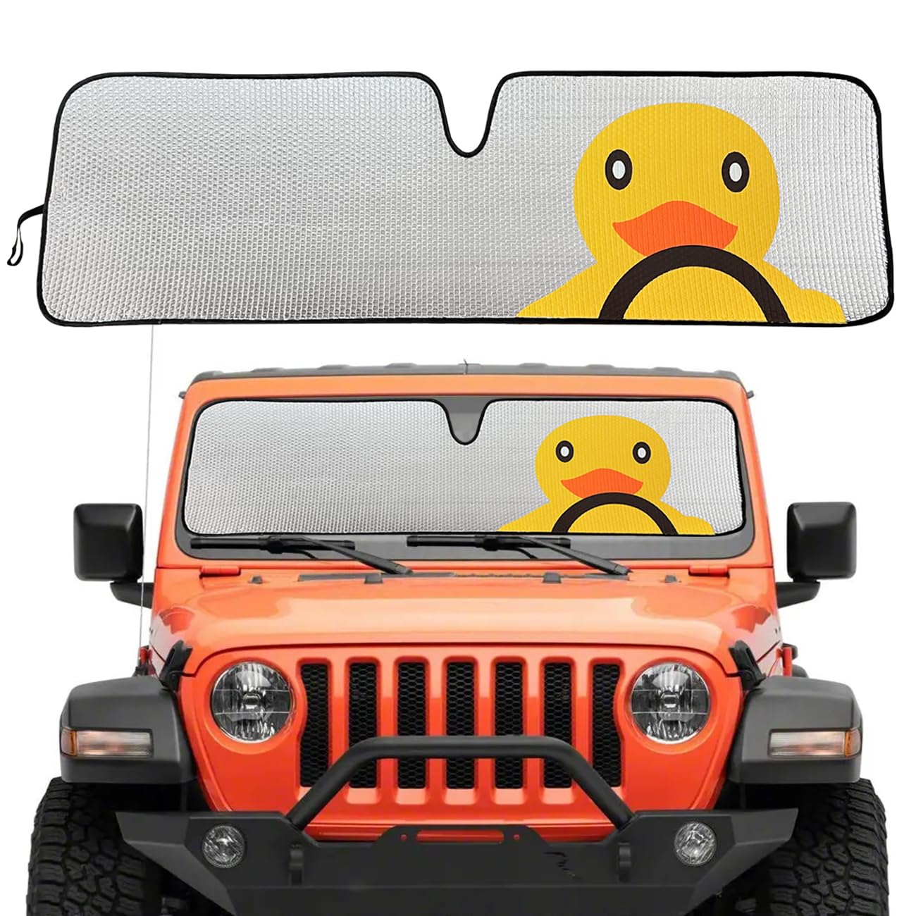 Windshield Sun Shade,Shade Heat Shield For Jeep,Sunshade Windshield For Jeep Wrangler,Windshield Cover,Sunshade Compatible With